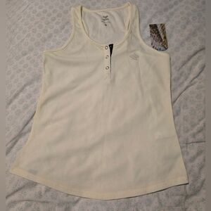 Women's rabbit waffle tank